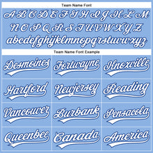 Load image into Gallery viewer, Custom Light Blue White-Royal Performance Vapor Golf Polo Shirt