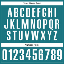 Load image into Gallery viewer, Custom Teal White Performance Vapor Golf Polo Shirt