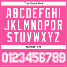 Load image into Gallery viewer, Custom Pink White Performance Vapor Golf Polo Shirt