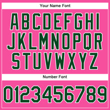 Load image into Gallery viewer, Custom Pink Green-White Performance Vapor Golf Polo Shirt