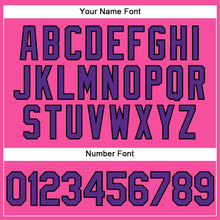 Load image into Gallery viewer, Custom Pink Purple-Black Performance Vapor Golf Polo Shirt