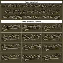 Load image into Gallery viewer, Custom Olive Camo-Black Performance Vapor Salute To Service Golf Polo Shirt