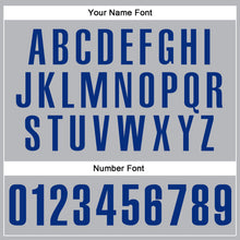 Load image into Gallery viewer, Custom Gray Royal Performance Vapor Golf Polo Shirt