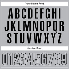 Load image into Gallery viewer, Custom Gray Black Performance Vapor Golf Polo Shirt