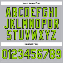 Load image into Gallery viewer, Custom Gray Neon Green-Black Performance Vapor Golf Polo Shirt