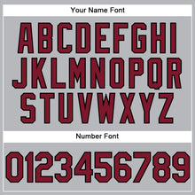 Load image into Gallery viewer, Custom Gray Crimson-Black Performance Vapor Golf Polo Shirt