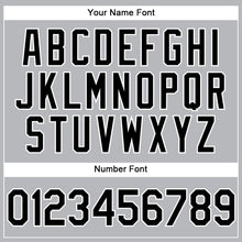 Load image into Gallery viewer, Custom Gray Black-White Performance Vapor Golf Polo Shirt