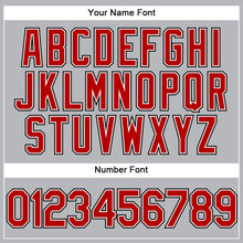 Load image into Gallery viewer, Custom Gray Red-Black Performance Vapor Golf Polo Shirt