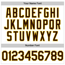 Load image into Gallery viewer, Custom White Brown-Yellow Performance Vapor Golf Polo Shirt