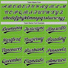 Load image into Gallery viewer, Custom Neon Green Black-White Performance Vapor Golf Polo Shirt