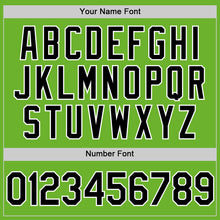 Load image into Gallery viewer, Custom Neon Green Black-White Performance Vapor Golf Polo Shirt