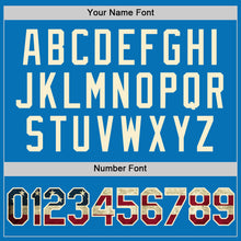 Load image into Gallery viewer, Custom Blue Vintage USA Flag-Cream Performance Vapor Golf Polo Shirt