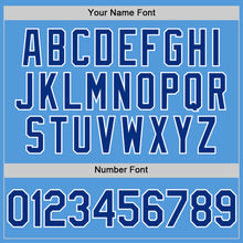 Load image into Gallery viewer, Custom Powder Blue Royal-White Performance Vapor Golf Polo Shirt