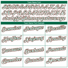 Load image into Gallery viewer, Custom White Kelly Green-Red Mexico Two Tone Performance Golf Polo Shirt