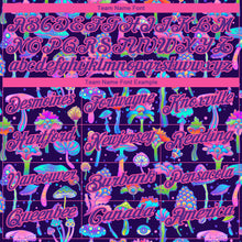 Load image into Gallery viewer, Custom Purple Pink 3D Pattern Design Magic Mushrooms Psychedelic Hallucination Performance Golf Polo Shirt