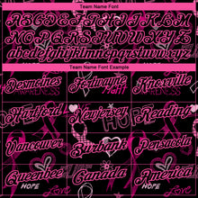 Load image into Gallery viewer, Custom Black Pink 3D Pink Ribbon Breast Cancer Awareness Month Women Health Care Support Performance Golf Polo Shirt