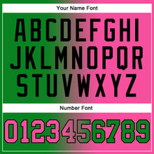 Load image into Gallery viewer, Custom Stitched Grass Green Pink-Black Gradient Fashion Sports Pullover Sweatshirt Hoodie