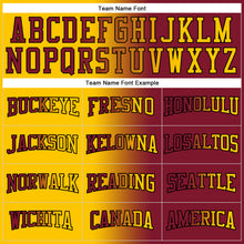 Load image into Gallery viewer, Custom Stitched Crimson Yellow-Black Gradient Fashion Sports Pullover Sweatshirt Hoodie