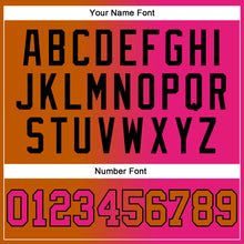 Load image into Gallery viewer, Custom Stitched Texas Orange Hot Pink-Black Gradient Fashion Sports Pullover Sweatshirt Hoodie