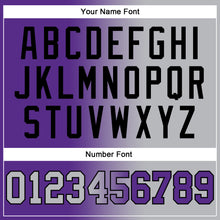 Load image into Gallery viewer, Custom Stitched Purple Gray-Black Gradient Fashion Sports Pullover Sweatshirt Hoodie