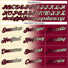 Load image into Gallery viewer, Custom Stitched Maroon Cream-Black Gradient Fashion Sports Pullover Sweatshirt Hoodie