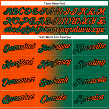 Load image into Gallery viewer, Custom Stitched Kelly Green Orange-Black Gradient Fashion Sports Pullover Sweatshirt Hoodie