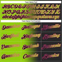 Load image into Gallery viewer, Custom Stitched Black Neon Green-Pink Gradient Fashion Sports Pullover Sweatshirt Hoodie