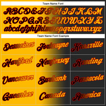 Load image into Gallery viewer, Custom Stitched Black Gold-Red Gradient Fashion Sports Pullover Sweatshirt Hoodie