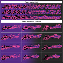Load image into Gallery viewer, Custom Stitched Black Purple-Pink Gradient Fashion Sports Pullover Sweatshirt Hoodie