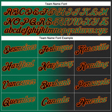 Load image into Gallery viewer, Custom Stitched Black Kelly Green-Orange Gradient Fashion Sports Pullover Sweatshirt Hoodie