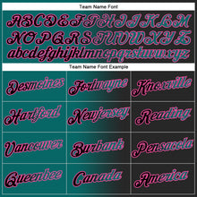 Load image into Gallery viewer, Custom Stitched Black Teal-Pink Gradient Fashion Sports Pullover Sweatshirt Hoodie