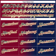 Load image into Gallery viewer, Custom Stitched Navy Vintage USA Flag Maroon-City Cream Gradient Fashion Sports Pullover Sweatshirt Hoodie