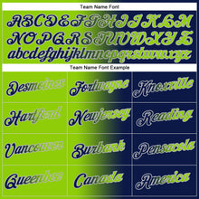 Load image into Gallery viewer, Custom Stitched Navy Neon Green-Gray Gradient Fashion Sports Pullover Sweatshirt Hoodie