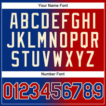 Load image into Gallery viewer, Custom Stitched Royal Red-Cream Gradient Fashion Sports Pullover Sweatshirt Hoodie