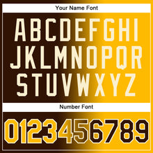 Load image into Gallery viewer, Custom Stitched Brown Gold-Cream Gradient Fashion Sports Pullover Sweatshirt Hoodie