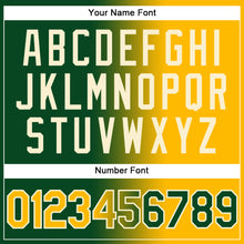 Load image into Gallery viewer, Custom Stitched Green Gold-Cream Gradient Fashion Sports Pullover Sweatshirt Hoodie