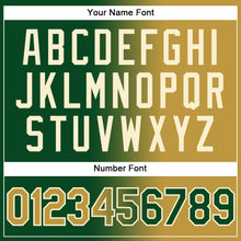 Load image into Gallery viewer, Custom Stitched Green Old Gold-Cream Gradient Fashion Sports Pullover Sweatshirt Hoodie