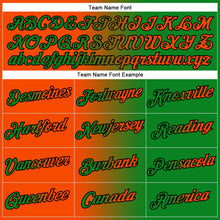 Load image into Gallery viewer, Custom Stitched Grass Green Orange-Black Gradient Fashion Sports Pullover Sweatshirt Hoodie