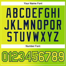 Load image into Gallery viewer, Custom Stitched Neon Yellow Neon Green-Navy Gradient Fashion Sports Pullover Sweatshirt Hoodie