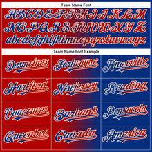 Load image into Gallery viewer, Custom Royal Red-Cream Authentic Gradient Fashion Baseball Jersey