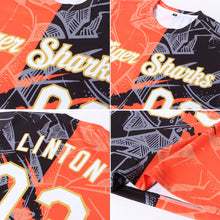 Load image into Gallery viewer, Custom Graffiti Pattern White-Old Gold Scratch 3D Performance T-Shirt