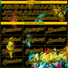 Load image into Gallery viewer, Custom Stitched Graffiti Pattern Black-Gold 3D Sports Pullover Sweatshirt Hoodie