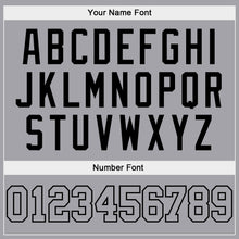 Load image into Gallery viewer, Custom Gray Gray-Black Authentic Baseball Jersey
