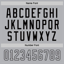 Load image into Gallery viewer, Custom Gray Gray-Black Hockey Jersey