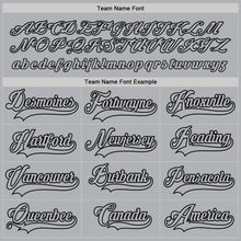 Load image into Gallery viewer, Custom Gray Gray-Black Hockey Jersey