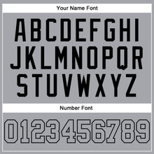 Load image into Gallery viewer, Custom Gray Gray-Black Authentic Sleeveless Baseball Jersey