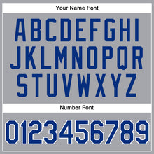 Load image into Gallery viewer, Custom Gray Royal-White Authentic Sleeveless Baseball Jersey