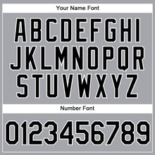 Load image into Gallery viewer, Custom Gray Black-White Authentic Sleeveless Baseball Jersey