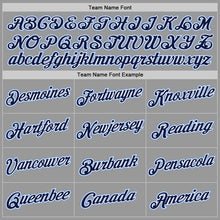 Load image into Gallery viewer, Custom Gray Navy-White Performance T-Shirt