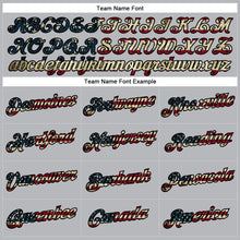 Load image into Gallery viewer, Custom Gray Vintage USA Flag-Black Performance T-Shirt